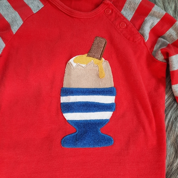 Baby Boden Dippy Egg Long Sleeve RARE Mini 12-18 M - Picture 5 of 12